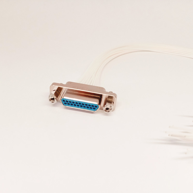 J30J-21TJP 21 Pin Micro-miniature Connector with Aluminum Alloy Shell and Gold-Plated Male Crimp Pins