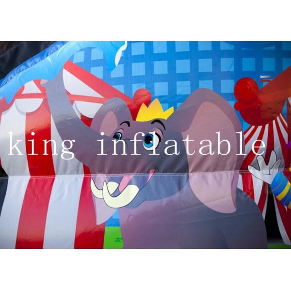 0.55MM PVC Tarpaulin Circus Elephant Inflatable Jumping Castles