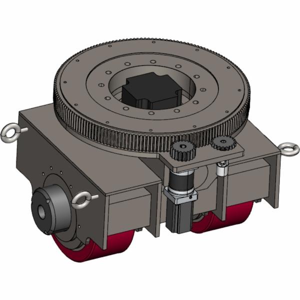Servo Motor AGV Steering Drive Wheel Double Support 10T High Load Capacity