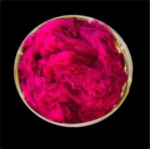 China Solid Dope Dyed Recycled Polyester Staple Fiber With Excellent Color Fastness on sale