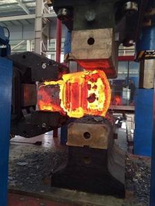Buy cheap 4500 Ton Oil Hydraulic Open Die Forging Press Machine Four Columns Frame product