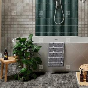 Buy cheap Natural marble stone Mosaic tile bathroom bathroom floor tile fish pond tile antique background wall product