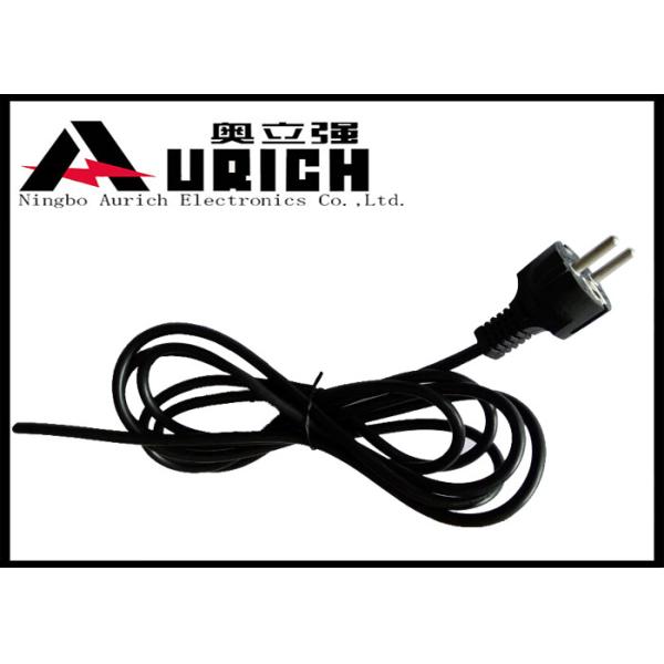 European Standard 2 Prong Appliance Cord , Safety EU Power Cable Heat Proof