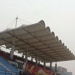 Buy cheap PU Curved Tensile Membrane Roof PTFE Membrane Architecture Cutting product