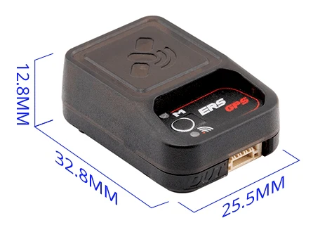 RadioMaster ERS-GPS Precision GPS Sensor for Compatible ExpressLRS PWM Receivers Measuring Speed in Airplanes Jets Boats Cars