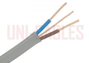 Buy cheap BS 6004 624 Y Flat Twin and Earth Cable Copper Conductor With Bare Earth Wire product