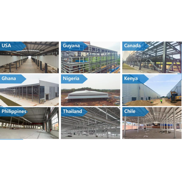 High-strength H-section Steel Structure Building with Corrosion Resistant Prefabricated Industrial Quick Installation