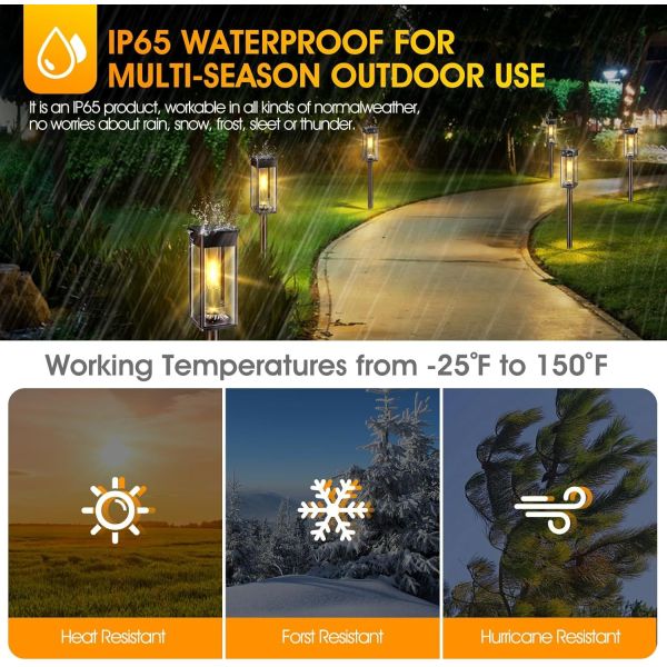 Long endurance solar lawn light, rechargeable adjustable height outdoor lawn light