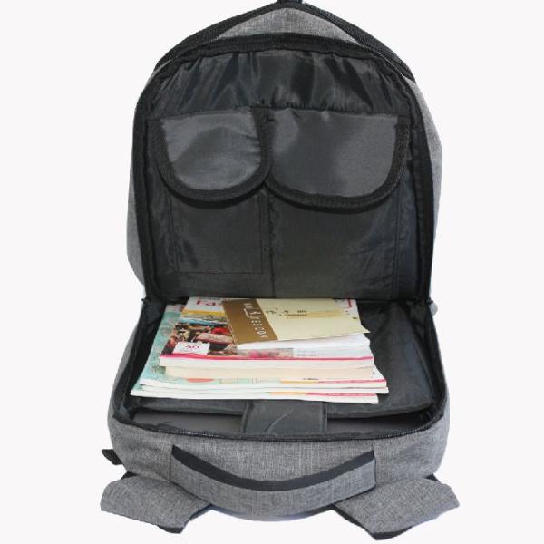 Unisex Leisure Primary School Bag With Earphone Hole