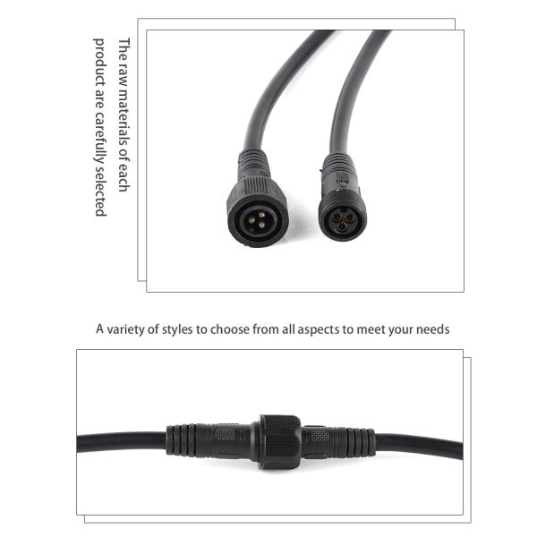 Bett IP67 Waterproof Distribution Cord M15 Street Lighting Module Male Female Cable Connector