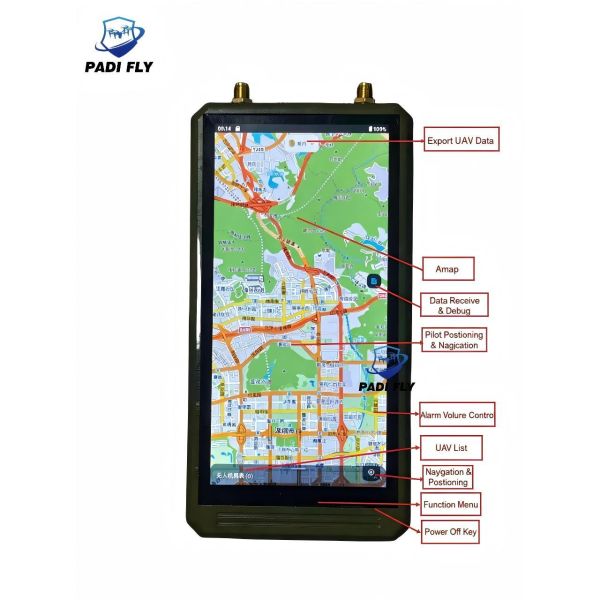Handheld Drone Detector Long Range UAV Monitoring Equipment