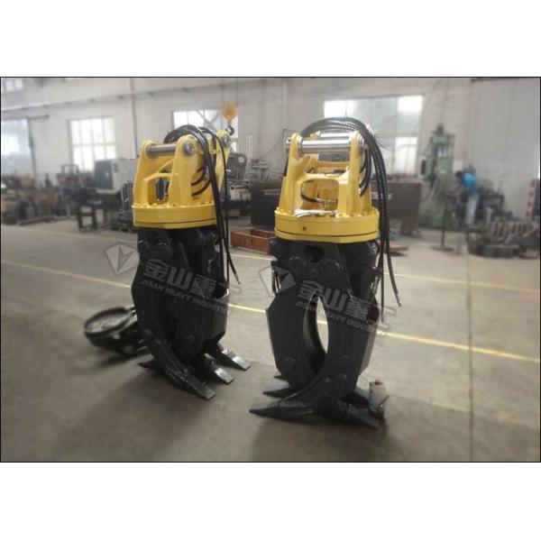 Flat Type Hydraulic Log Grapple Fit Excavator PC120 PC130 PC160