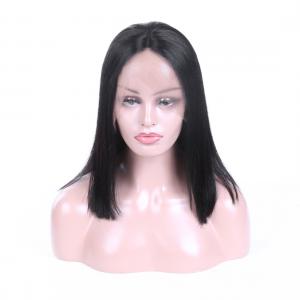 China Pure Virgin Hair Lace Wigs / Lace Front Wigs For Black Women Silk Straight on sale