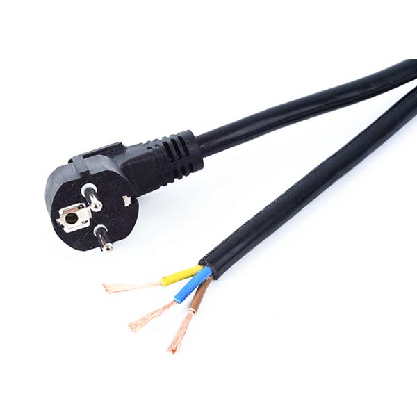 European 3pin power cord no end cabale availavle UL ,RHOS ,CE and so on 1m/2m/3m