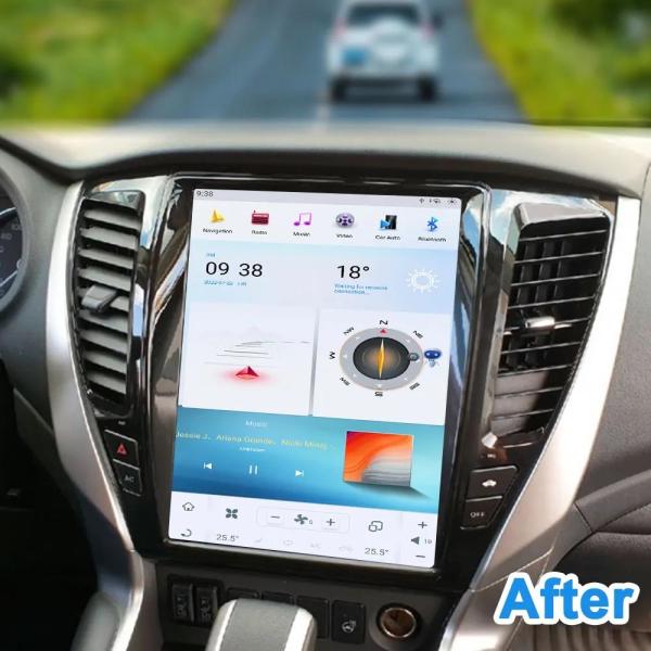 Mitsubishi Pajero Car Multimedia System Android 8+128G Video Player 12.1'' 2020+