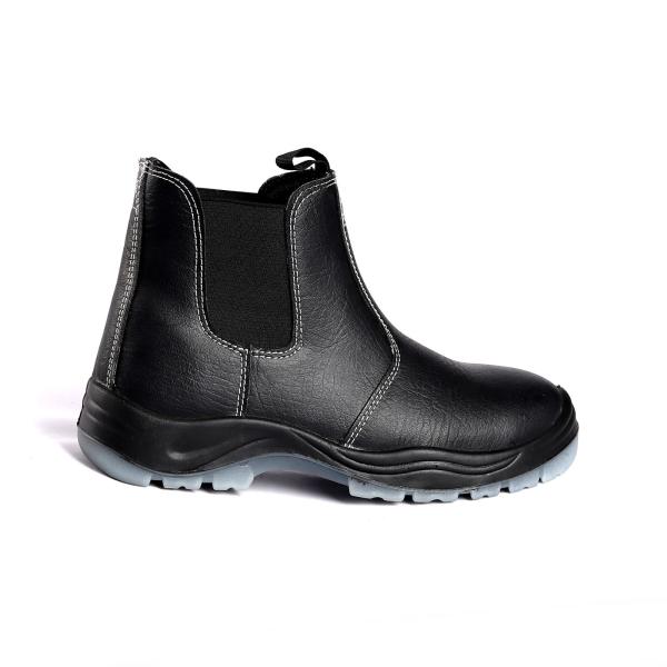 Dual Density Pu Outsole Anti Slip for Wet and Oily Environments Upper Safety Boots for Men