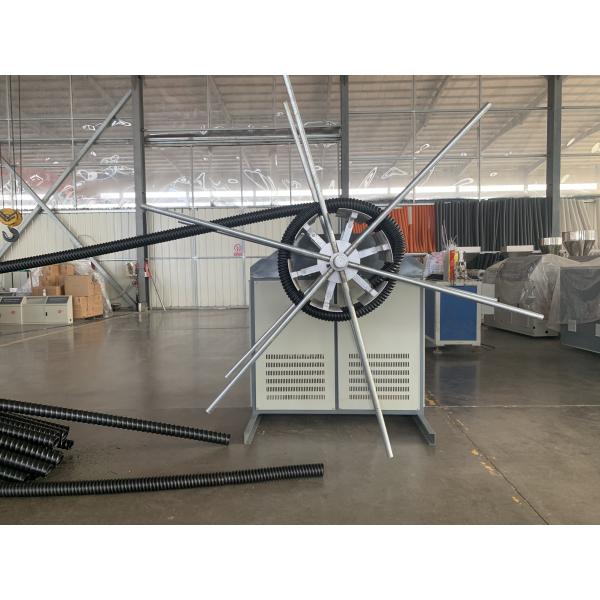 Water Cooling Spiral Pipe Extrusion Line with Winding Machine 100m/roll and Fully Automatic Grade Design