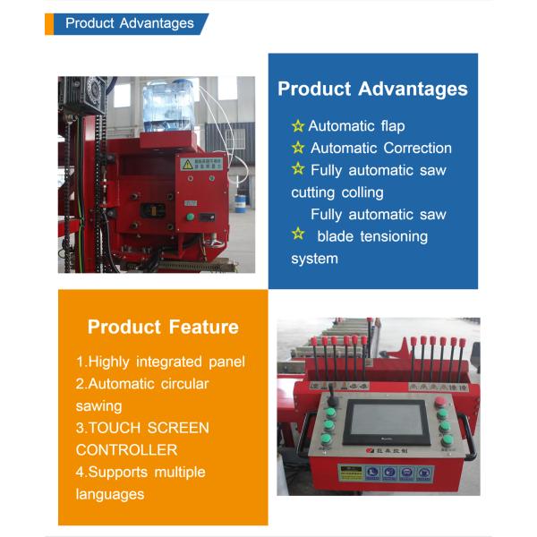 2000mm Max. Working Width Heavy Duty Woodworking Horizontal Band Saw for Industrial