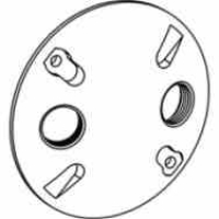 Electrical Blank Weatherproof Outlet Cover Exterior Receptacle Cover Aluminum Round
