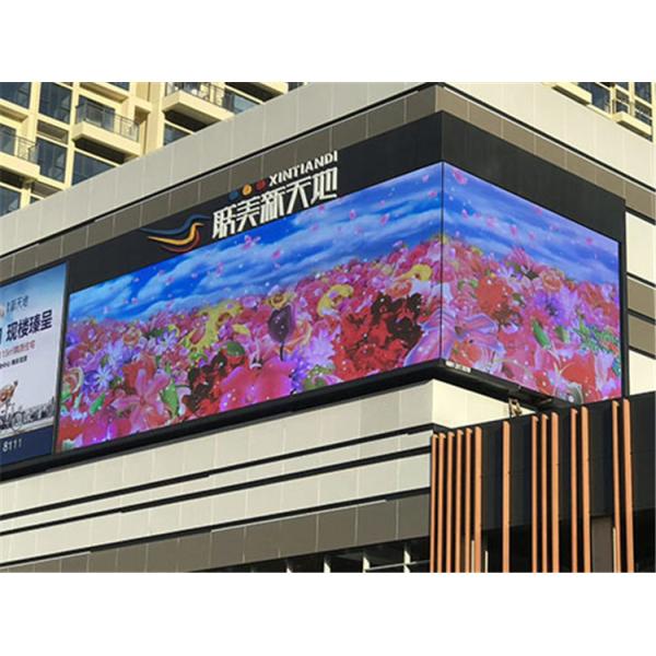 6500cd Nits 90 Degree Right Angle P10 Advertising Led Screen