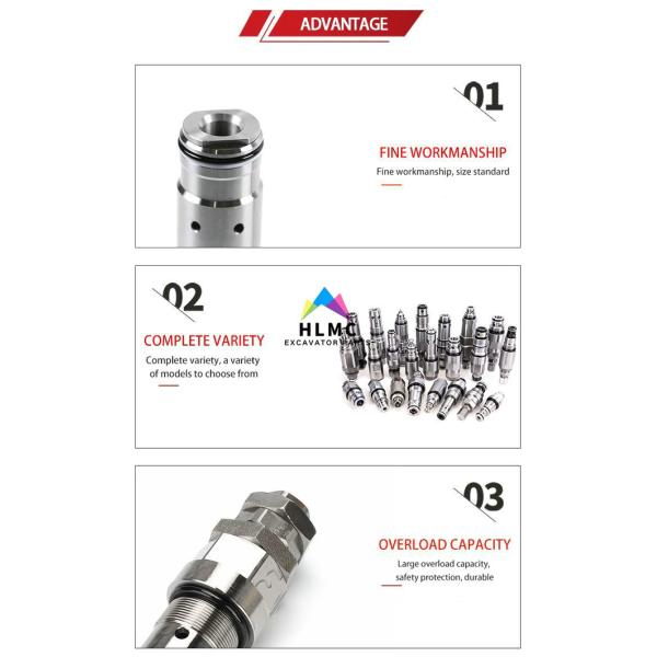 352-7228 3527228 Excavator Hydraulic Parts E325 Main Control Relief Valve