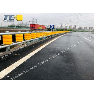 Buy cheap High Strength Highway Roller Barrier Impact Resistance Long Service Life product