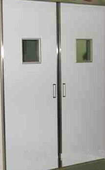 Customized Steel Material Marine Doors , Inward Outward Opening Steel Gastight Door