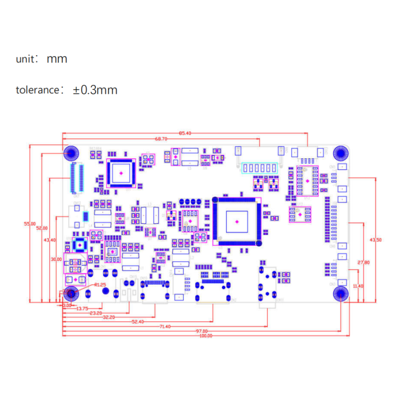 HDMI To MIPI Driver Board With Mini HDMI 1.4 Input / MIPI DSI Output
