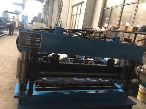 Buy cheap Metal Roofing Sheet Corrugating Iron Sheet Roll Forming Making Machine Cold Galvanizing Line product