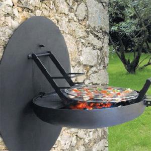Buy cheap Fold Hanging  Steel BBQ Grill  Garden Portable Barbecue Grill Wall Installation product