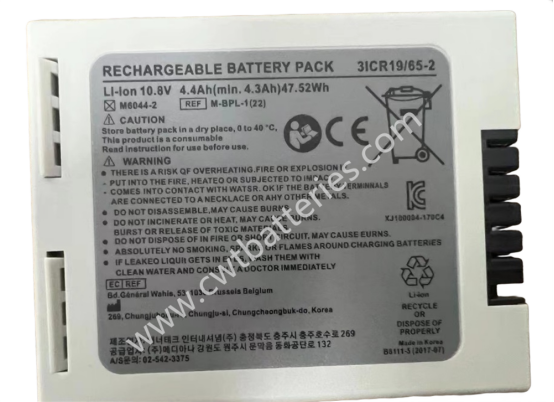 Rechargeable Medical Battery 4400mAh 10.8V 47.52Wh Li-ion for Long-Lasting Power in Medical Devices