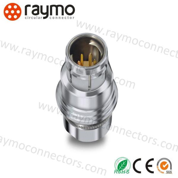 10-Pin Male Solder IP68 Waterproof Circular Connector Brass Housing
