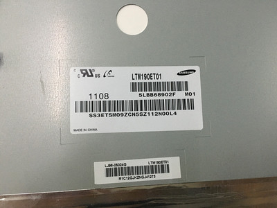 Samsung LTM190ET01 19'' LCD Monitor with 1280*1024 Resolution and 250cd/m2 Brightness