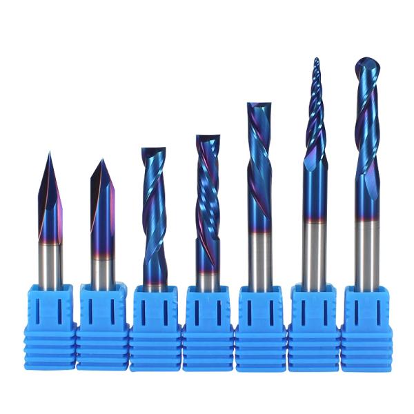 55 Degree Wolfram Steel CNC Router Bits Customizable OEM Spherical Milling Cutter Metal Alloy Tapered Ball Nose End Mill