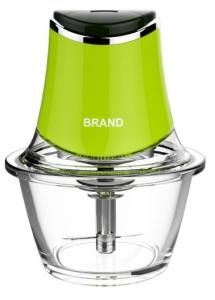 China Durable Powerful Mini Food Processor 300W With 1.2L Glass Bowl on sale