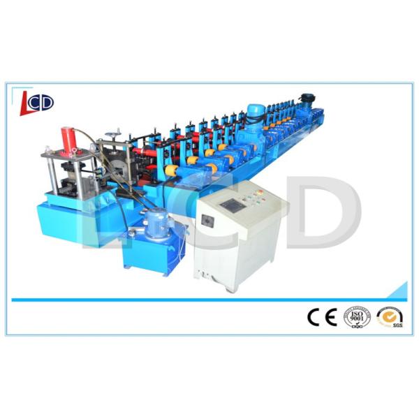 50HZ C Channel Roll Forming Machine , Solar Power Bracket Metal Roll Forming Machine