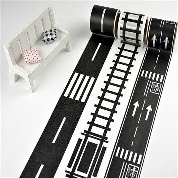 Road play tape for family fun.Viscosity strength,non-fading,Waterproof.