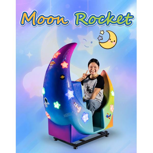Cartoon Giraffe Coin Operated Kiddie Ride Rocking Chair Automatic Swing Machine