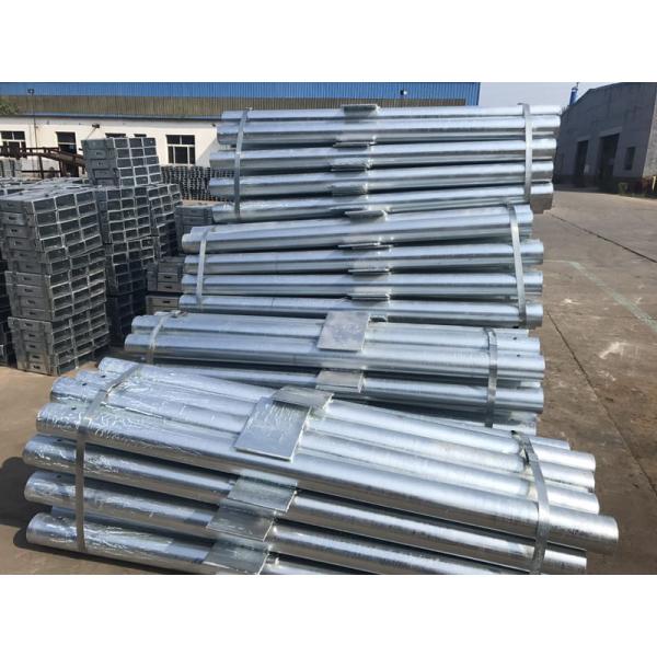Road Traffic Safety Galvanized Metal Round Newel Post for Highway Guardrail Post