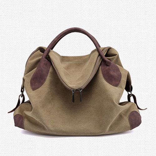 Canvas promotion gifts summer handbag beach bags in mint color