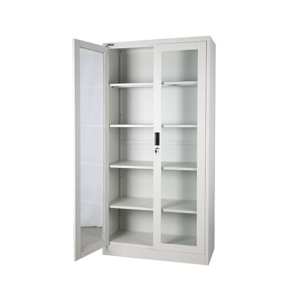 School Glass Door Document H185cm Metal Cabinet Locker