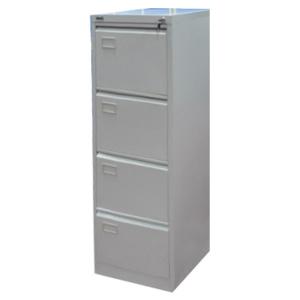 Buy cheap Metal Drawer Filing Cabinet 4-Drawer With PVC Card Holder For A4/A5 File product