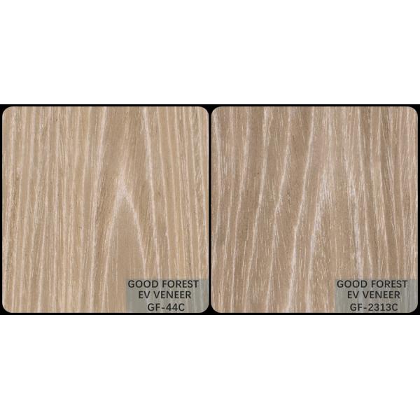 Silver Recomposed Veneer Apricot Grain Crown Cut Wood For Fancy Plywood