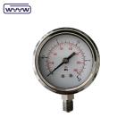 China 2.5 SS304 Oil Filled High Pressure Gauge Psi 2.5% 1.6% Accuracy for sale