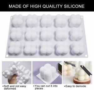 Buy cheap Custom Wax Flower Shape Pillar Candle And Resin Making Silicone Mold Candles Mould product