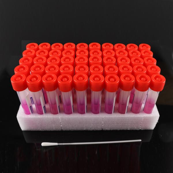 Virus Sample Collection Tube With Nasal Swabs For Rapid Diagnostic Test Sampling Tubes