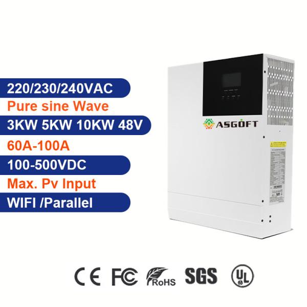 3KWH 3 Phase Off Grid MPPT Solar Inverter With IEC Certification