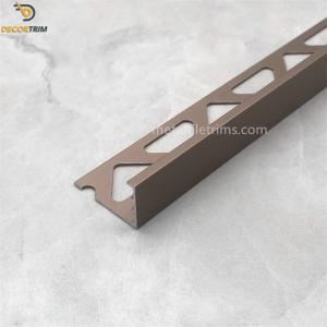 China L Shape Metal Floor Tile Edge Schluter transition Trim strip different Colors on sale