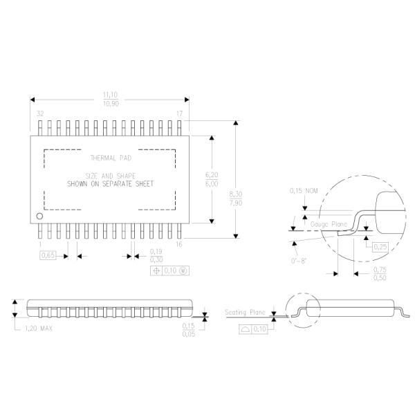 TPA3128D2DAPR 30W Stereo Class-D Amp High Efficiency Low EMI Advanced Protection Wide Voltage Support Compact Design Premium Audio Quality Easy
