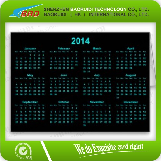 2013 Pocket Calendar Business Card|Calendar Cards